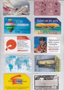 Italy, 10 Different Cards Number 39, Dog, Sailing Ship, Mambo Dance, Time Zones, Satellite, 2 Scans. - [4] Colecciones