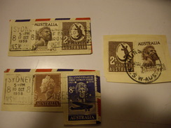 AUSTRALIE Stamp Sur Papier Obliteration A Voir - Bolli E Annullamenti