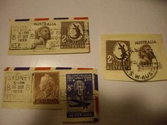 AUSTRALIE Stamp Sur Papier Obliteration A Voir - Marcophilie