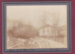 191117 - PHOTO ANCIENNE 1900 - 69 LYON -  1915 Parc De La Tête D'or - Bois Neige Cygne Maison - Lyon 6