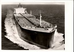 ! Ansichtskarte MTS Myrina, Shell Oil Tanker, Öltankschiff, Ship, Schiff - Petroliere