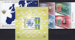 1956-2006 AZORBAYCAN Bl.66,CRNA GORA 108/1A+Blocks 3 ** 50€ Emblem Zahnrad Stamp ASER 461/2 Bloc Ss Sheets Bf CEPT - Aserbaidschan