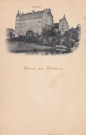 Guestrow Gustrow Germany, Schloss Castle Palace, C1900s Vintage Postcard - Güstrow