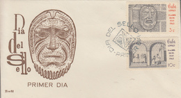 Enveloppe  FDC   1er  Jour  CUBA    Paire   JOURNEE  Du  TIMBRE   1963 - FDC