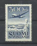 FINLANDIA YVERT   AEREO 3   MH  * - Nuovi