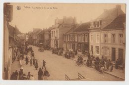 Cpa Tubize  Marché Rue De Mons - Tubeke