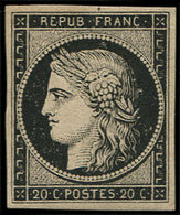 * EMISSION DE 18493    20c. Noir Sur Jaune, TB - 1849-1850 Ceres