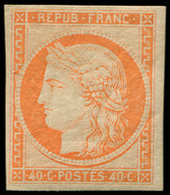 * EMISSION DE 1849R5g  40c. Orange, REIMPRESSION, TB - 1849-1850 Cérès