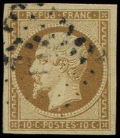 PRESIDENCE9    10c. Bistre Jaune, Obl., TB - 1852 Louis-Napoleon