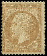 * EMPIRE DENTELE21   10c. Bistre, TB - 1862 Napoléon III