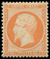 * EMPIRE DENTELE23   40c. Orange, Fraîcheur Et Centrage TTB - 1862 Napoléon III