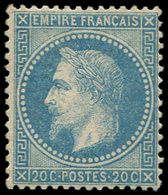 * EMPIRE LAURE29B  20c. Bleu T II, Quasiment **, TB - 1863-1870 Napoléon III Lauré