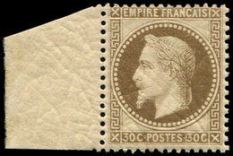 * EMPIRE LAURE30   30c. Brun, Bdf, Ch. Très Légère, TB - 1863-1870 Napoléon III Lauré