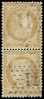 SIEGE DE PARIST36b 10c. Bistre-jaune, TETE BECHE Obl. Etoile 11, TB. C - 1870 Siège De Paris