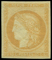 * SIEGE DE PARISR36c 10c. Bistre Jaune, REIMPRESSION Granet, TB. C - 1870 Siège De Paris