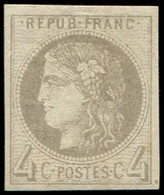 * EMISSION DE BORDEAUX41Bb  4c. Gris Lilas R II, Frais Et TB - 1870 Emission De Bordeaux