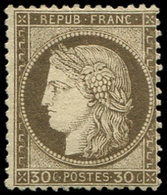 * CERES DENTELE56a  30c. Brun Foncé, Frais Et TB - 1849-1876: Période Classique