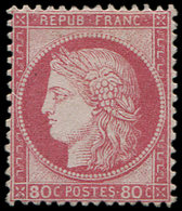 * CERES DENTELE57   80c. Rose, Ch. Légère, Frais Et TB - 1849-1876: Période Classique