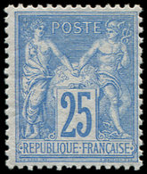 ** TYPE SAGE79   25c. Bleu, Frais Et TB - 1876-1878 Sage (Type I)