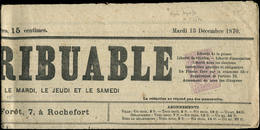 Let JOURNAUX 7 : 2c. Violet, Obl. TYPO Sur LE CONTRIBUABLE Du 13/12/70, R Et Superbe - Journaux