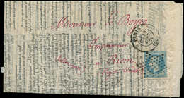 Let BALLONS MONTESN°29B Obl. Etoile S. AGENCE HAVAS Edition Française, Càd 30/9/70 Pour RIOM, TB - Guerre De 1870