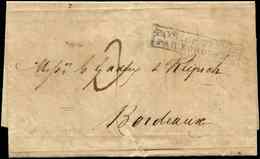 Let POSTE MARITIMEMP Encadrée PAYS D'OUTREMER/PAR BORDEAUX S. LAC De Port Au Prince 1829, TB - Poste Maritime
