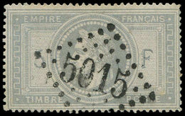 LETTRES ET OBLITERATIONS D'ALGERIEN°33 Obl. GC 5015 De BONE, Dents Recreusées, B/TB - 1849-1876: Période Classique