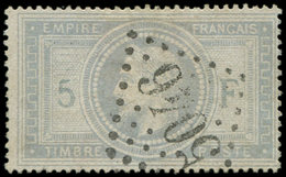 LETTRES ET OBLITERATIONS D'ALGERIEN°33 Obl. GC 5046 De MILIANAH, Pli, Frappe TTB - 1849-1876: Période Classique