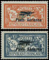 ** POSTE AERIENNE1/2 2f. Et 5f., TB. C - 1927-1959 Neufs