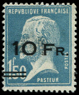 ** POSTE AERIENNE4   10Fr. Sur 1f.50 Bleu Pasteur, ILE De FRANCE, Superbe. - 1927-1959 Neufs