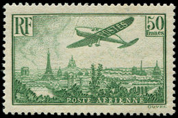 ** POSTE AERIENNE14  50f. Vert-jaune, TB - 1927-1959 Neufs