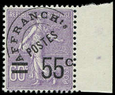 ** PREOBLITERES47  Semeuse Lignée, 55c. S. 60c. Violet, TB - 1893-1947