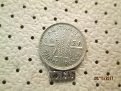 Australia 3 Pence 1956 Silver 1.40 Grams - Threepence