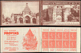 CARNETS (N°Cérès Jusqu'en1964)90   Semeuse Lignée, 50c. Rouge, N°199B, T IIB, S. Provins, Luxe - Autres & Non Classés