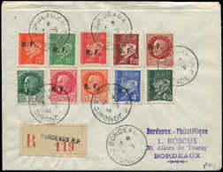 Let TIMBRES DE LIBERATIONBORDEAUX 2/11 : T III Obl. Càd 5/9/44 Sur Lettre Rec., TB, Signé Mayer - Libération