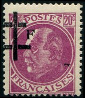 ** TIMBRES DE LIBERATIONLA CHARITE SUR LOIRE 22 : 20c. Violet, NON EMIS, Surch. Très Déplacée, "R" Manquant, TB, Signé M - Libération