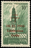 ** TIMBRES DE LIBERATIONDELLE 17C : Arras, 10f. Vert, TB - Libération