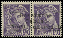 ** Spécialités DiversesGUERRE COUDEKERQUE 5 : 40c. Violet, TB - Guerre (timbres De)