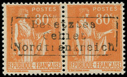 ** Spécialités DiversesGUERRE COUDEKERQUE Poste N°366 : 80c. Orange, TB, Cote Michel - Guerre (timbres De)