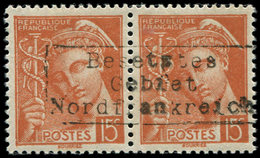 ** Spécialités DiversesGUERRE COUDEKERQUE Poste N°409 : 15c. Brun-orange, TB, Cote Michel - Guerre (timbres De)