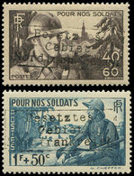 ** Spécialités DiversesGUERRE COUDEKERQUE Poste N°451/52 : Infanterie, TB, Cote Michel - Guerre (timbres De)