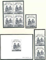 Collection De Timbre Tableaux1983  Carrousel, Bloc De 4, ND (3) Et EL, TB - Autres & Non Classés