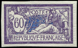 * NON DENTELES144b  Merson, 60c. Violet Et Bleu, Nuance Vive, TB. C - Non Classés