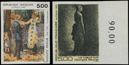 ** NON DENTELES2692/93 Renoir Et Seurat, TB - Non Classés