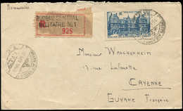 Let LETTRES DU XXe SIECLEN°760 Obl. Càd Croix De Lorraine Postes Aux Armées 16/11/46 S. Env. Rec. Pour Cayenne, Arr. Le  - Lettres & Documents