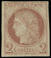 * 15    2c. Rouge-brun, Gomme Partielle, Sinon TB - Andere & Zonder Classificatie