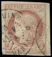 15    2c. Brun Rouge, Obl. COCHINCHINE/BARIA 20/1/7( ), TTB - Autres & Non Classés