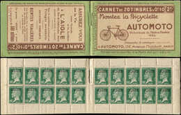 ALGERIE 1B : Pasteur, 10c. Vert, S. 49-A, AUTOMOTO, TB - Autres & Non Classés