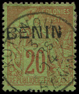 BENIN 7 : 20c. Brique Sur Vert Obl. KOTONOU 13/3/94, TB. Br - Autres & Non Classés