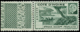 ** COTE D'IVOIRE 169 : Pétain Vert, SANS Faciale, Bdf, TB - Autres & Non Classés